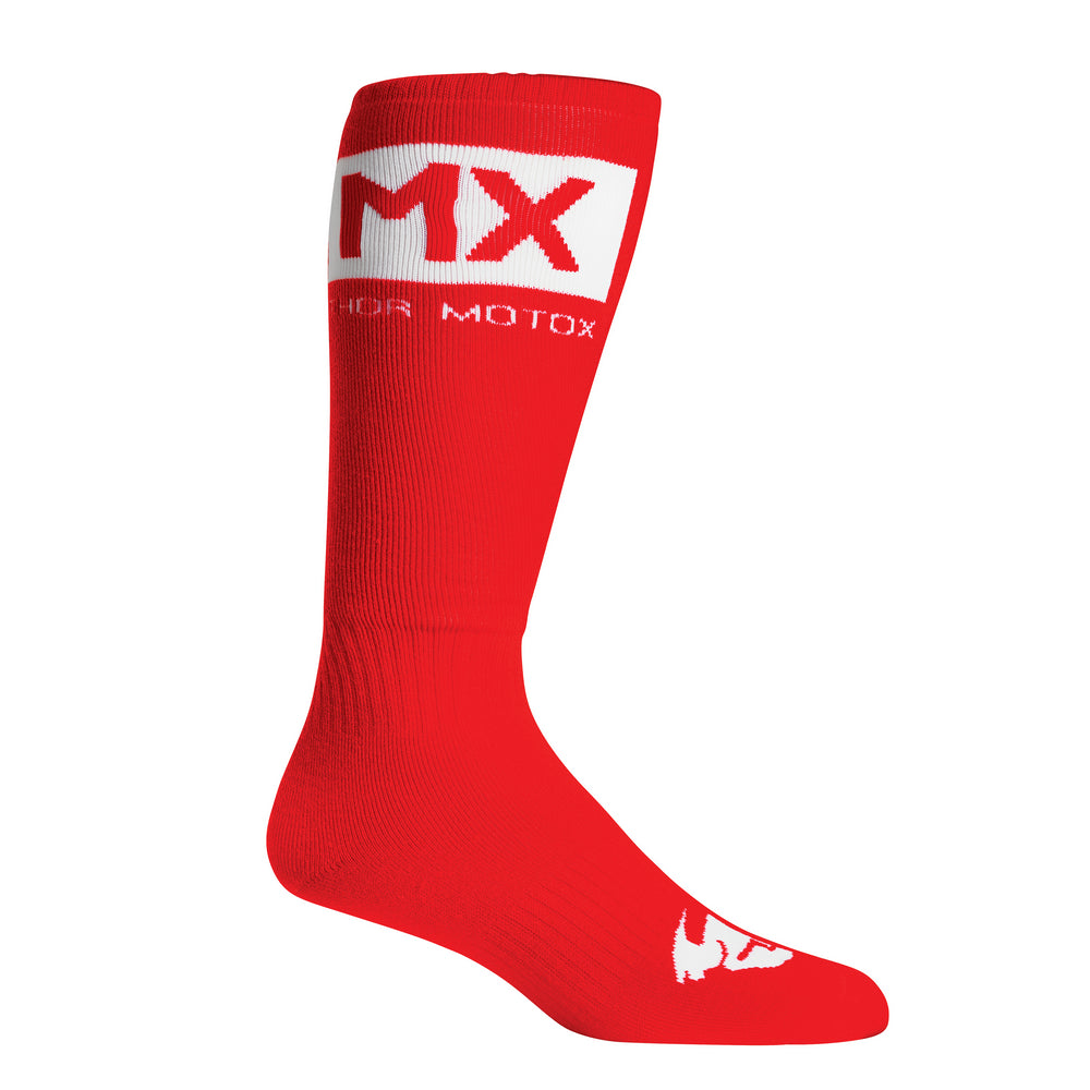 Socks S22 Thor Mx Red/White Size 10-13 ##
