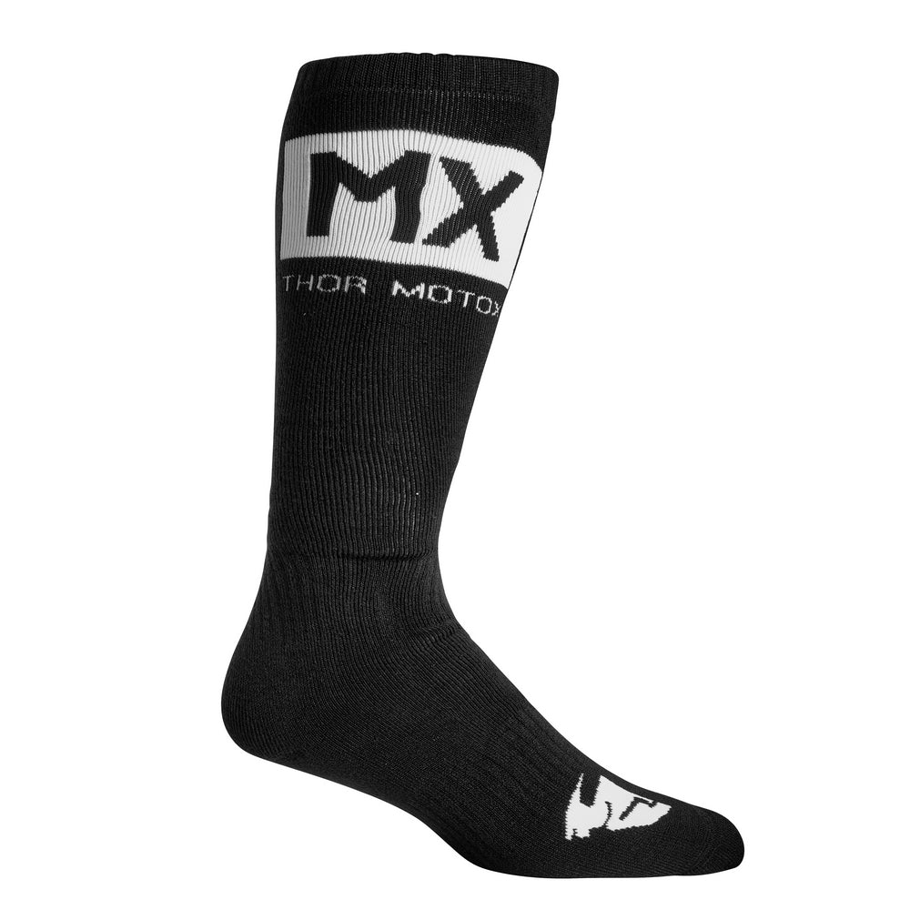 Socks S22 Thor Mx Black/White Size 10-13 ##