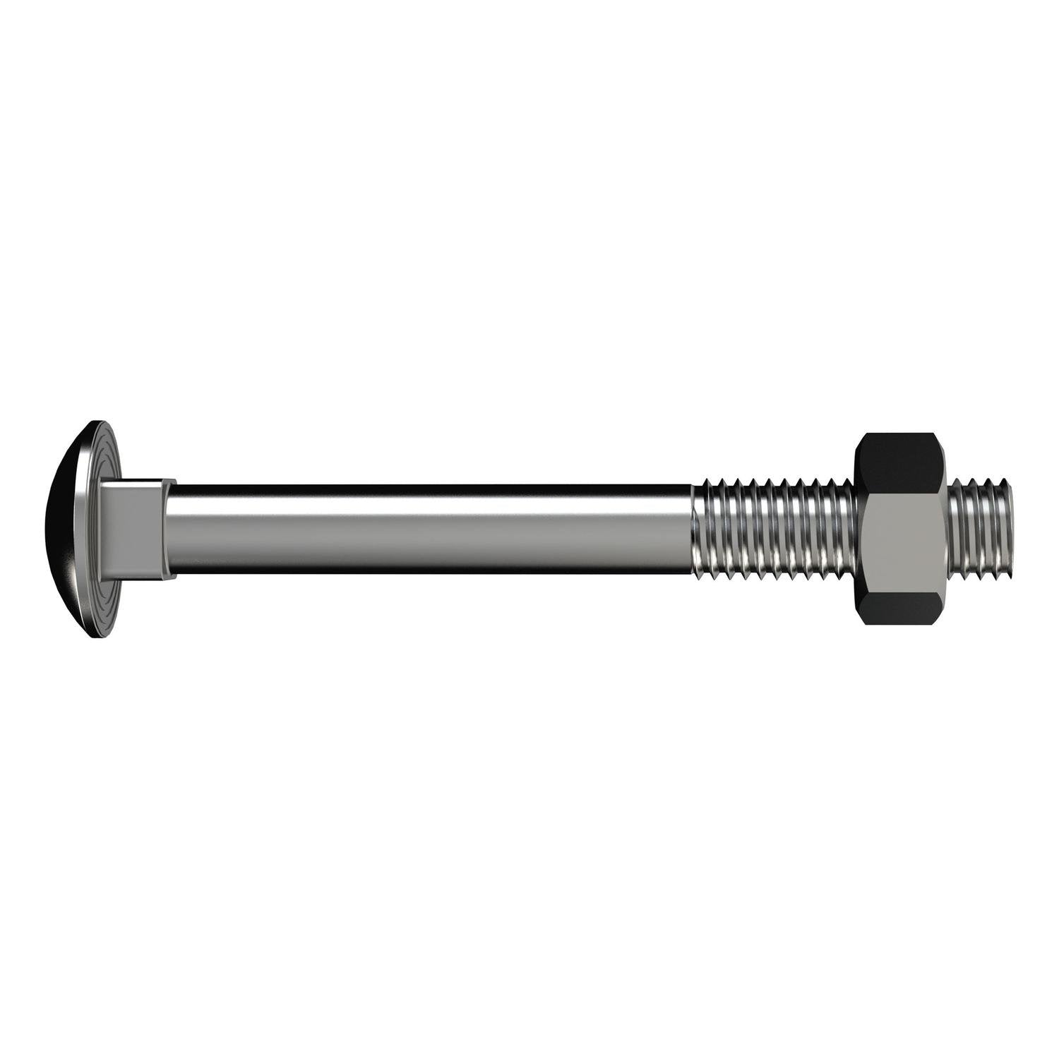 Bremick Coach Bolt & Nut M12 X 200Mm Stainless Steel