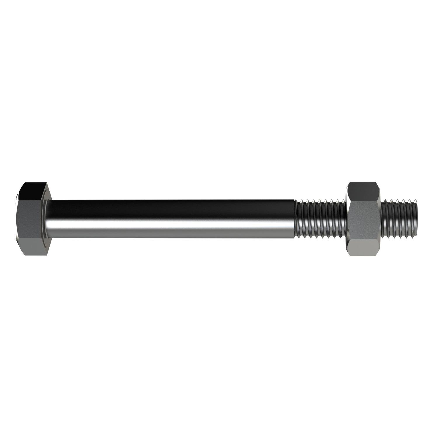 Bremick Engineer Bolts M12 X 180Mm Stainless Steel 316 (25 Pack)