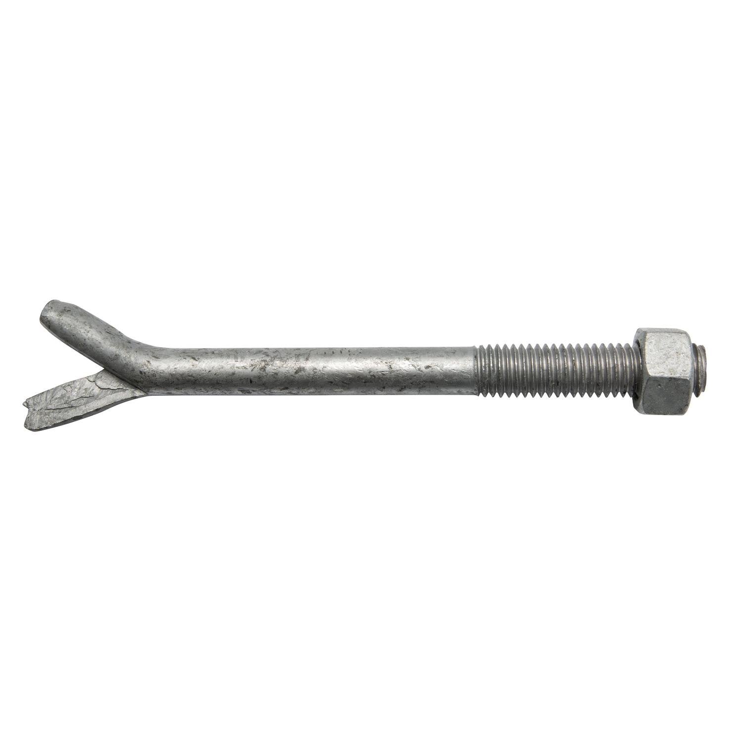 Bremick Rag Bolt & Nut M12 X 200Mm Galvanised (25 Pack)