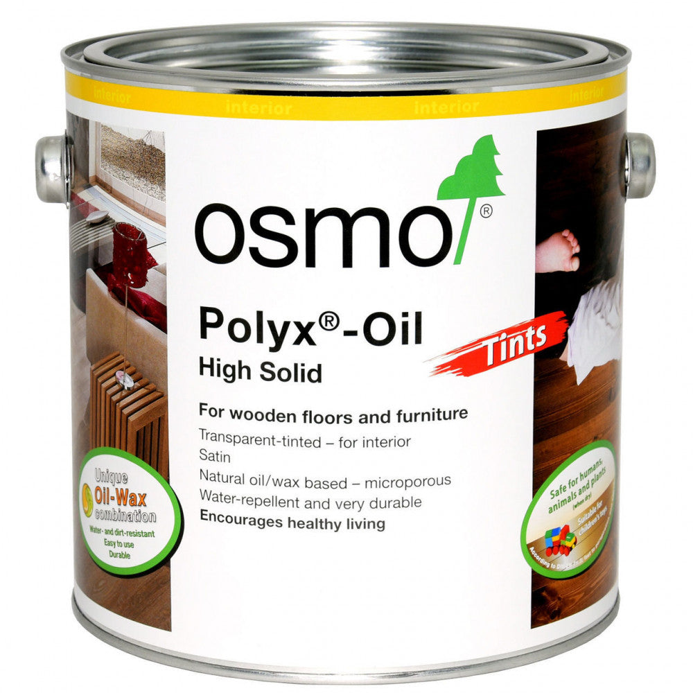 Osmo Polyx-Oil Tints - 3075 Black, 2.5L