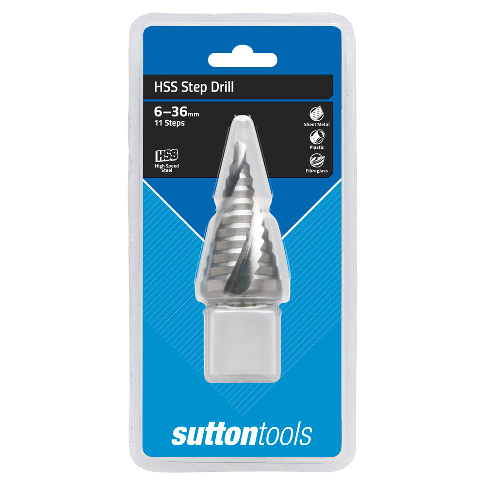 Sutton Tools 6-36Mm Hss Step Drill