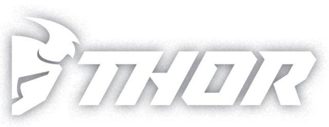 Windscreen Decal Thor Mx 20Inch White ##