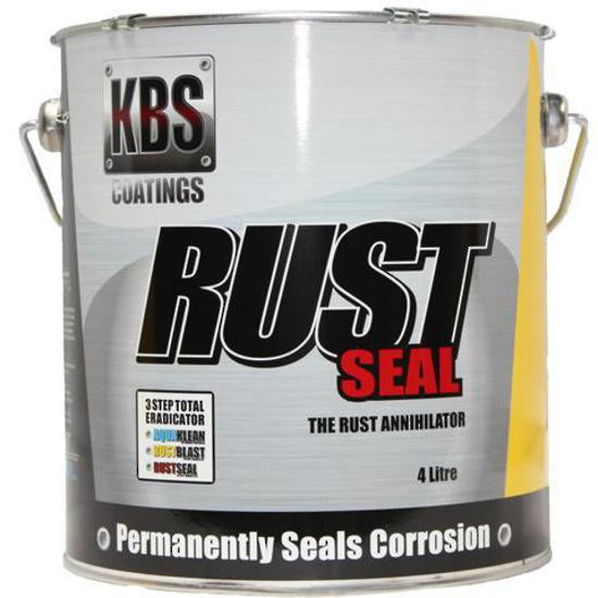 Kbs Rustseal Rust Preventive Coating Gloss Black 4 Litre