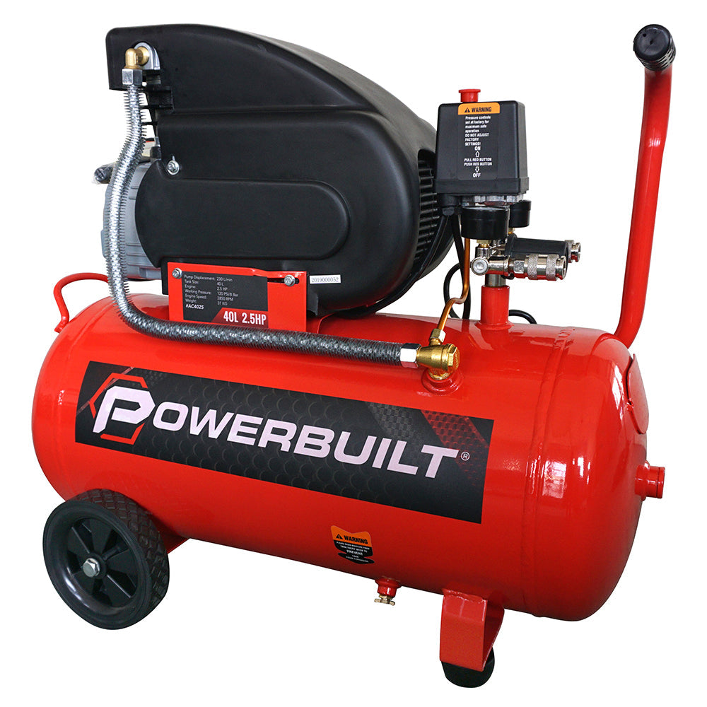 Air Compressor 40L 2.5Hp Direct Drive