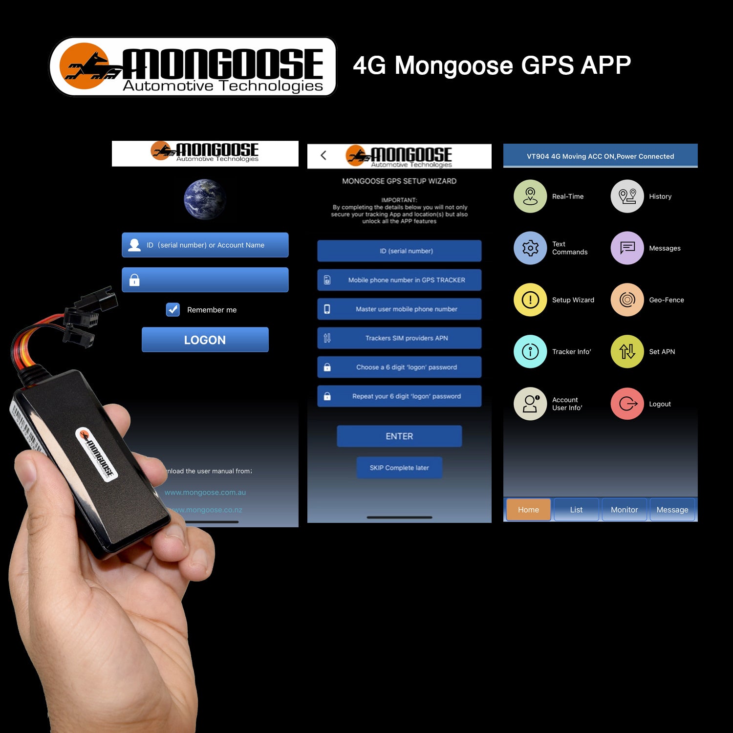 Mongoose 4G Gps Vehicle Tracker