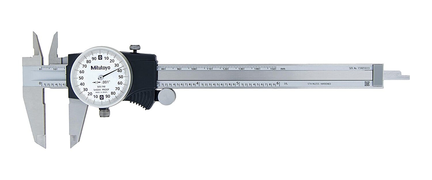 Mitutoyo Dial Caliper 6" X .001"