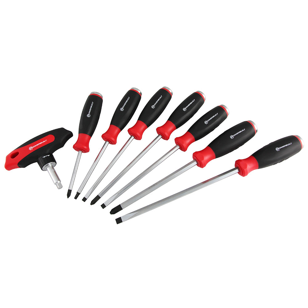 8Pc ‘Go-Through’ Screwdriver Set