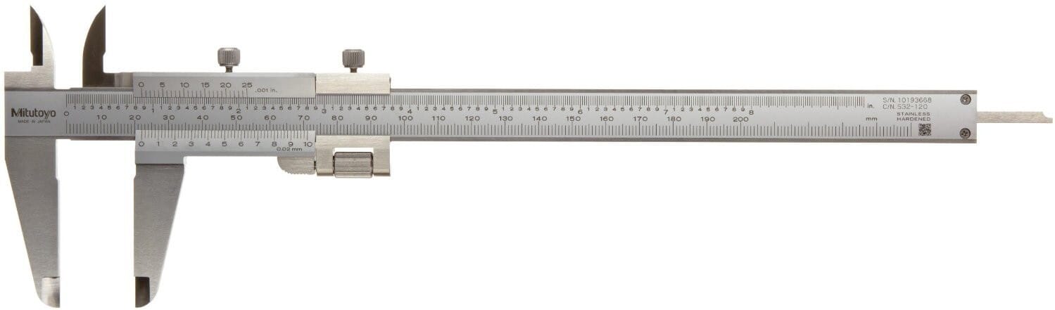 Mitutoyo Vernier 7"/180Mm X .001"/0.02Mm Fine Adjustment Model