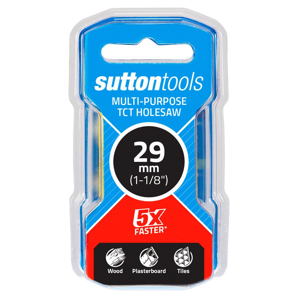Sutton Tools 29Mm Multipurpose Tct Holesaw