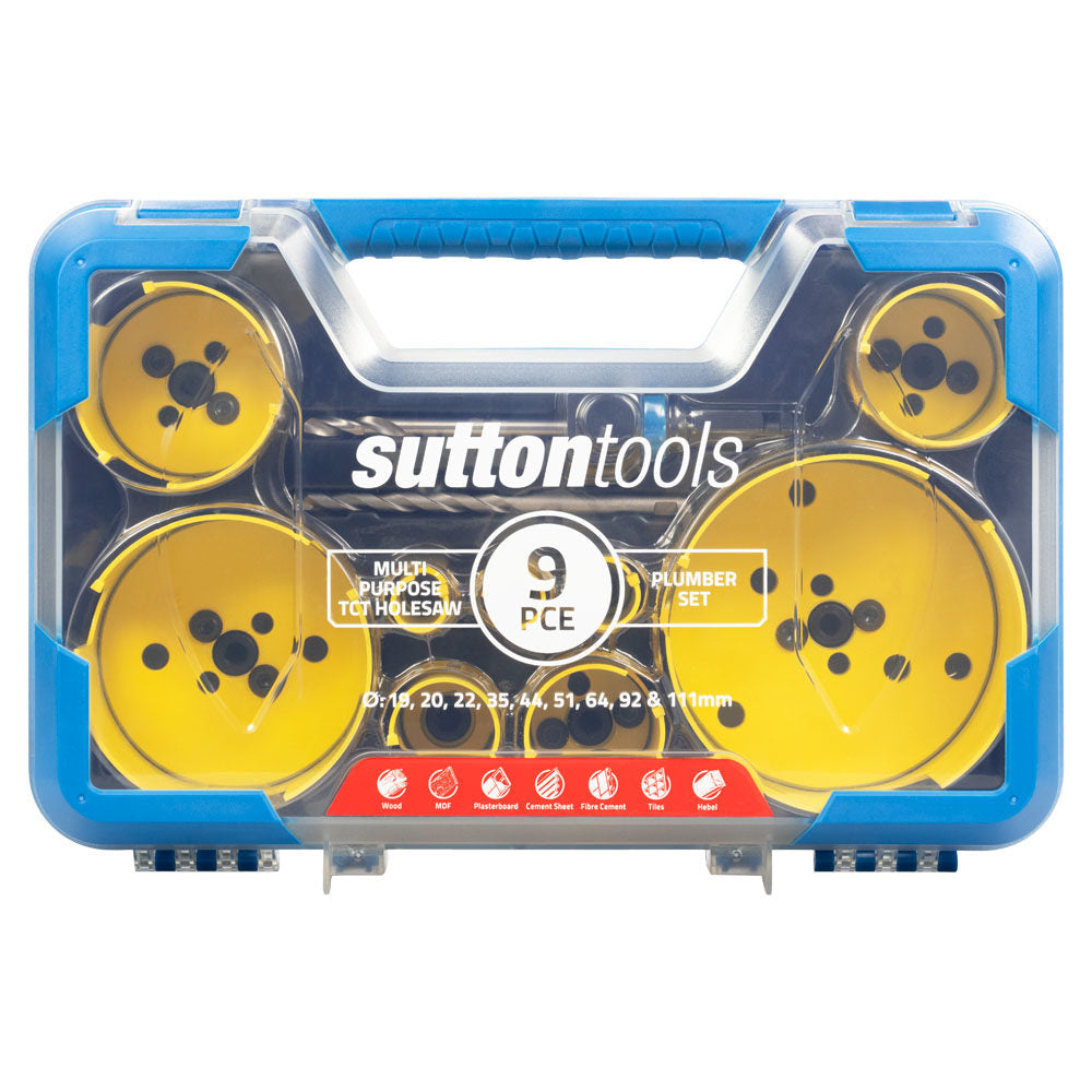 Sutton Tools Multipurpose Tct Holesaw Plumber Set