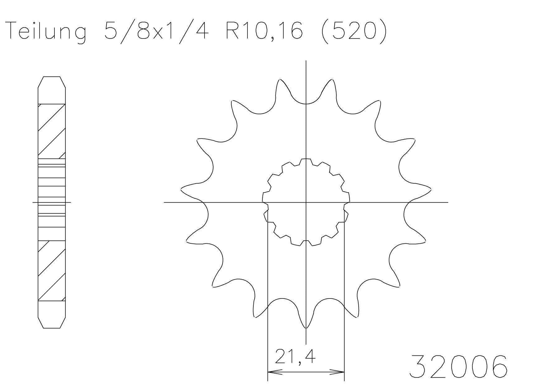 Sprocket Front Moto Master Kawasaki Kx250 99-08 Yamaha Yz250 99-23 Yz450F 03-23 13T