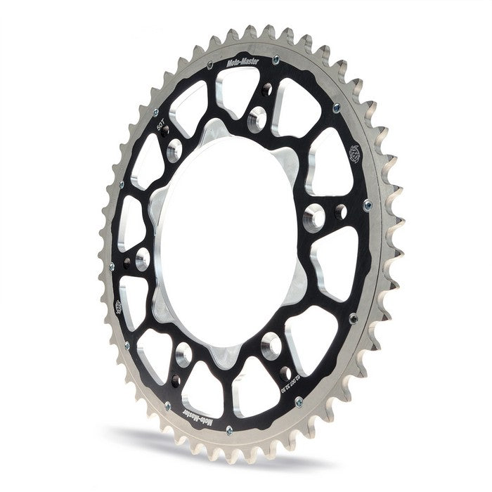 *Sprocket Rear Moto Master Fusion Dual Ring Kawasaki Kx125 Kdx200 Kdx220 Kx250 Klx250 Klx300 Black