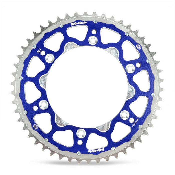 Sprocket Moto Master Dual Ring Gas Gas Husqvarna Sherco Blue