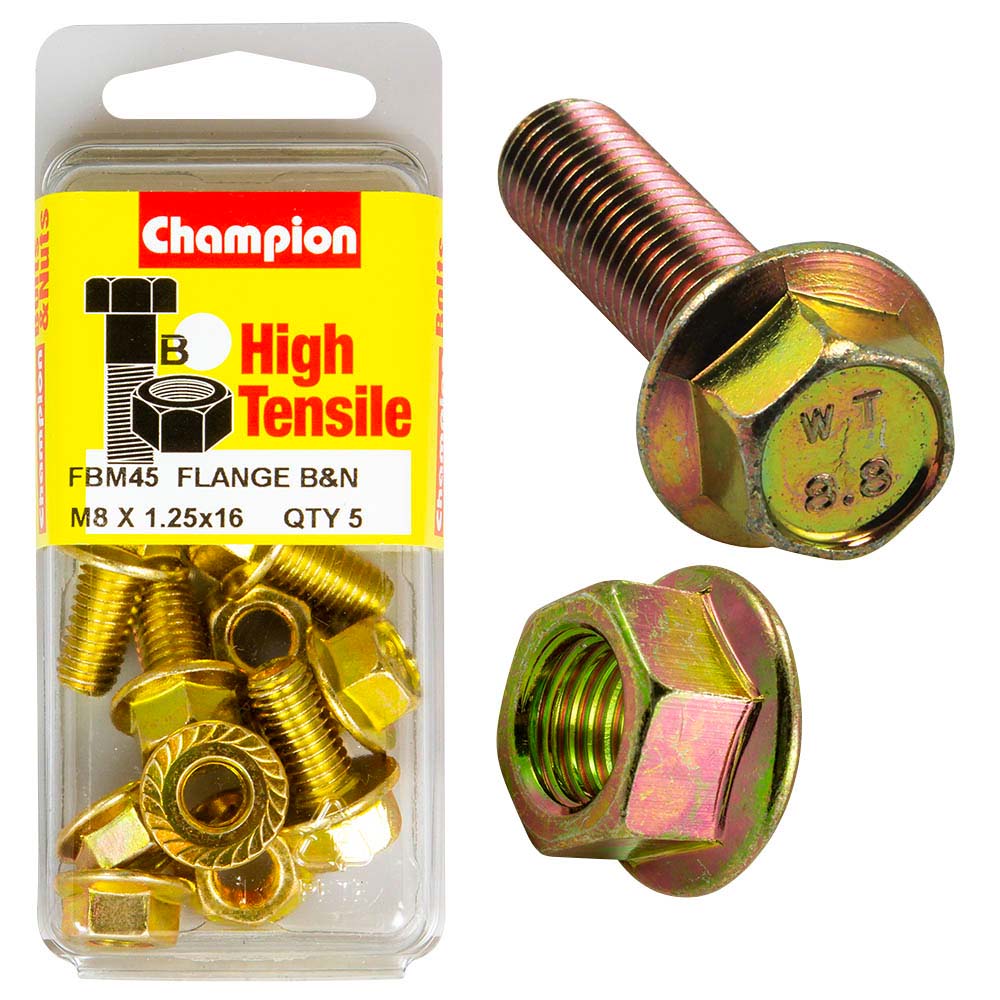 Champion Flange Bolt M8 X 16 (B) - Gr8.8