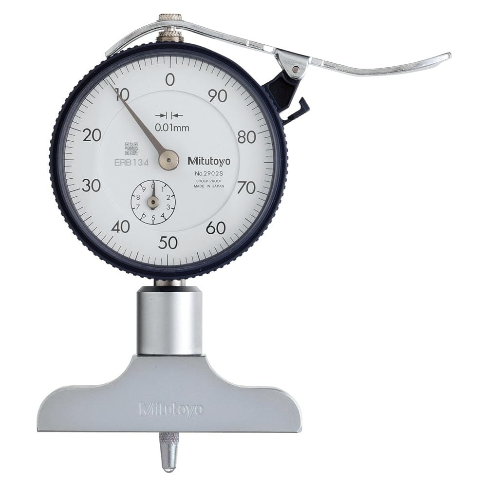 Mitutoyo Dial Depth 200Mm X 63Mm Base