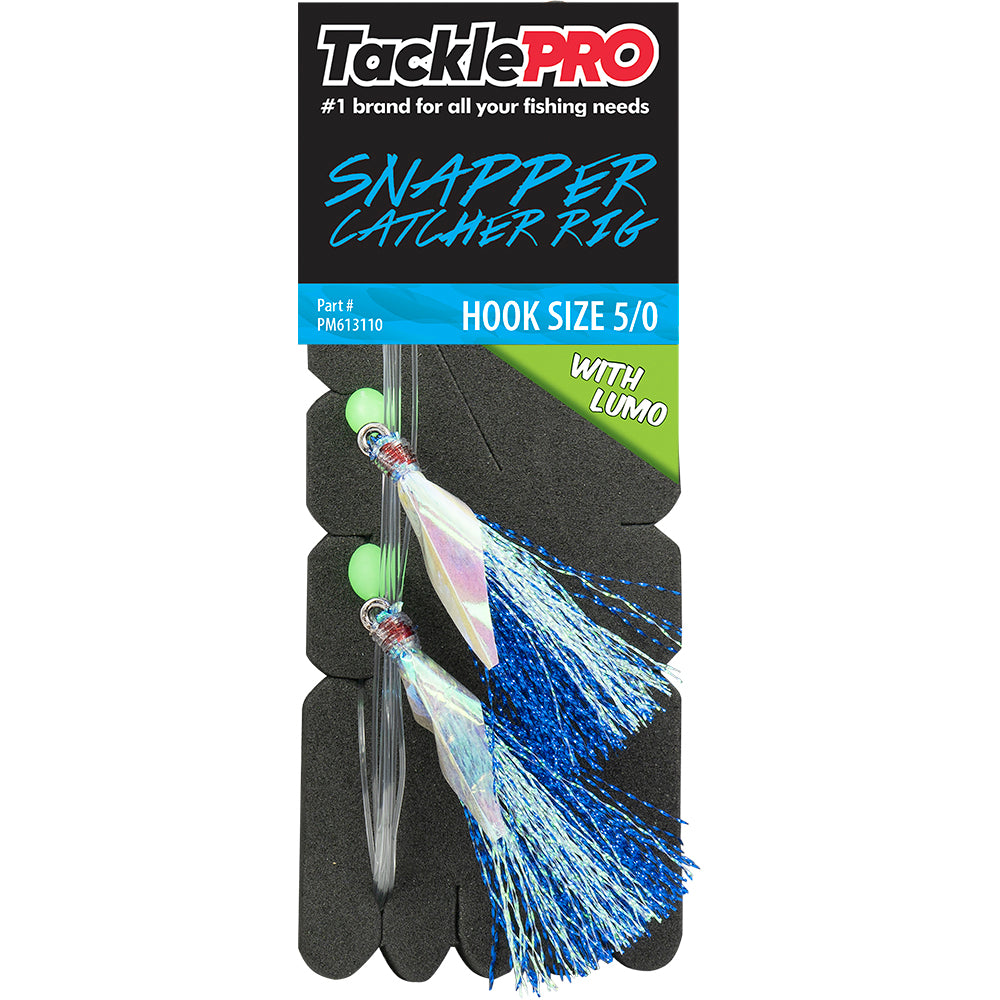 Tacklepro Snapper Catcher Blue & Lumo - 5/0