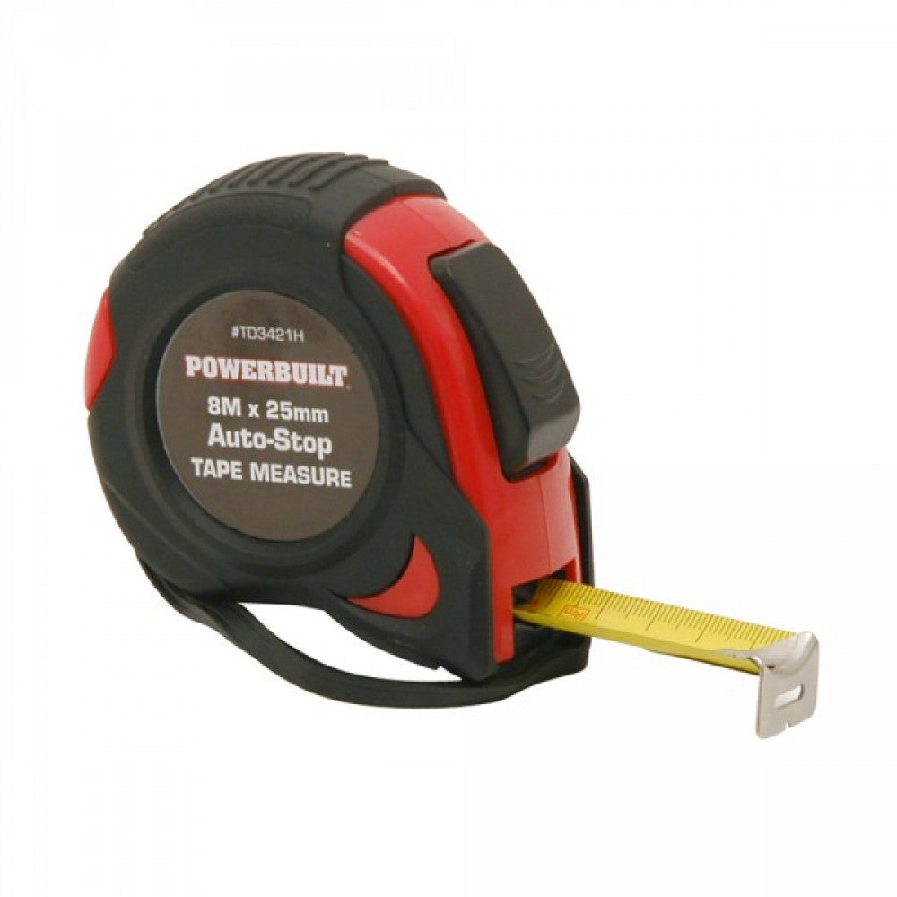 8M Metric Auto-Stop Tape Measure