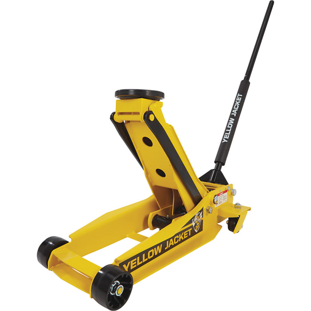 Powerbuilt 3 Ton / 2700kg Professional Super Duty Garage Jack Yellow Jacket