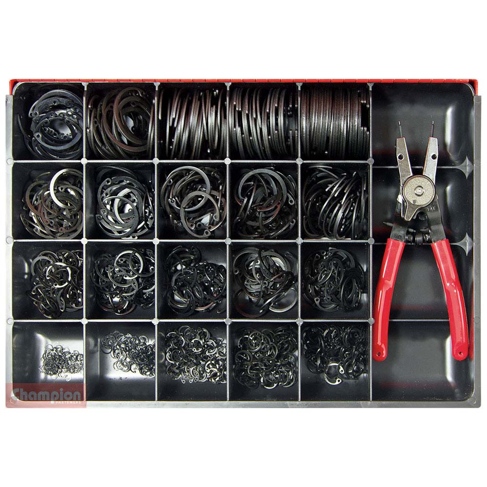 Champion Master Kit 876pc Imperial Internal Circlip