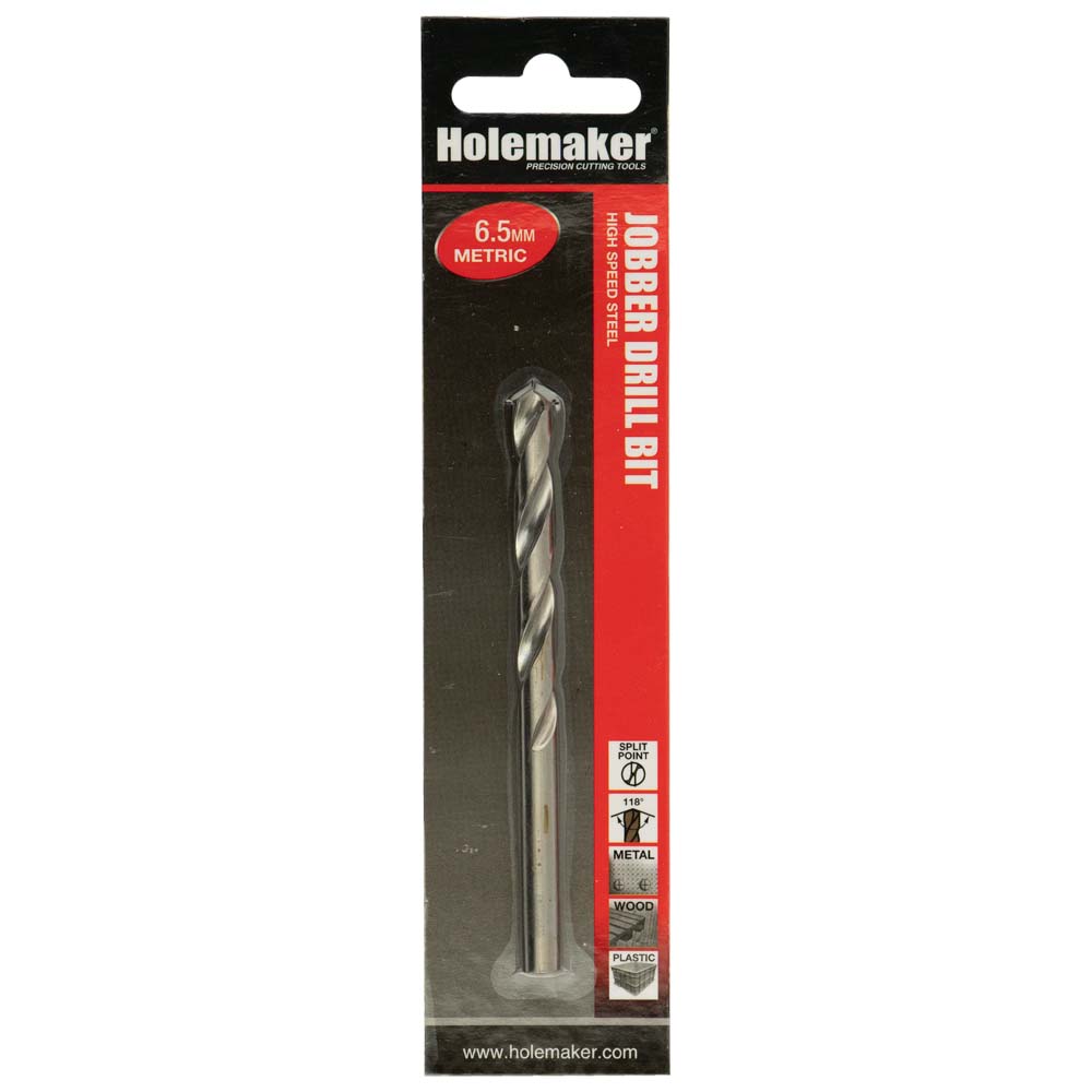 Holemaker Jobber Drill 6.5Mm - 1Pc (Carded)