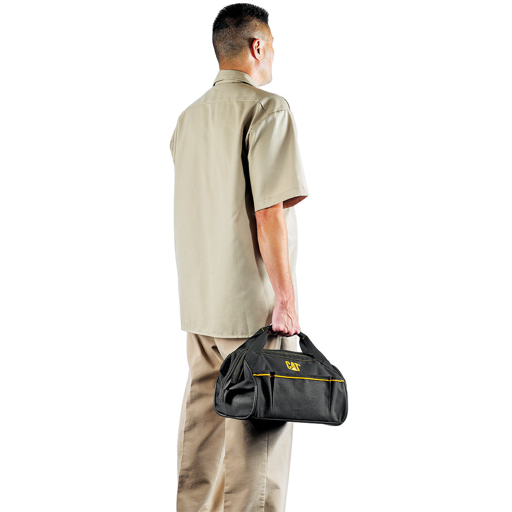 Cat Wide Mouth Tool Bag W/ Zip - Small