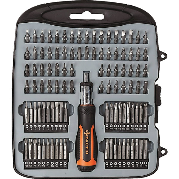 Tactix 103Pc Ratchet Driver & Bits Set