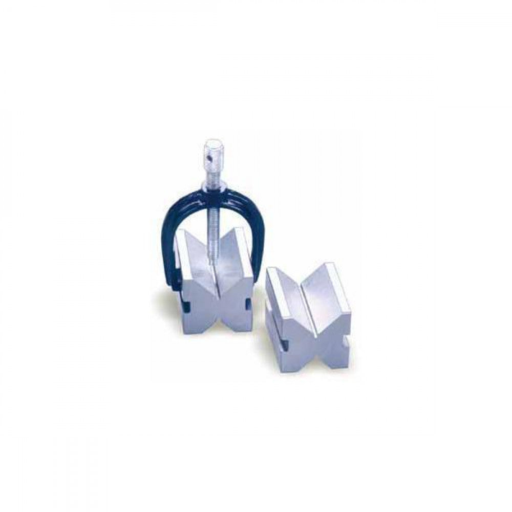 Vee Blocks Steel C/W Clamp 50X38X38 Cap 38Mm Svb-131B