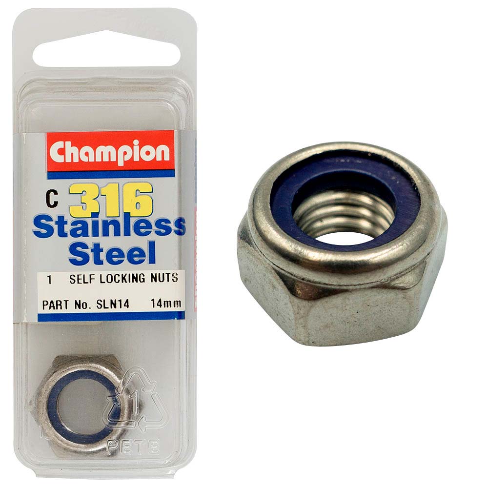Champion 316/A4 M14 Self Locking Nut (C)