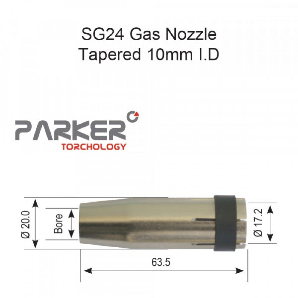 Parker Sg24 Nozzle Tapered Pack Of 2