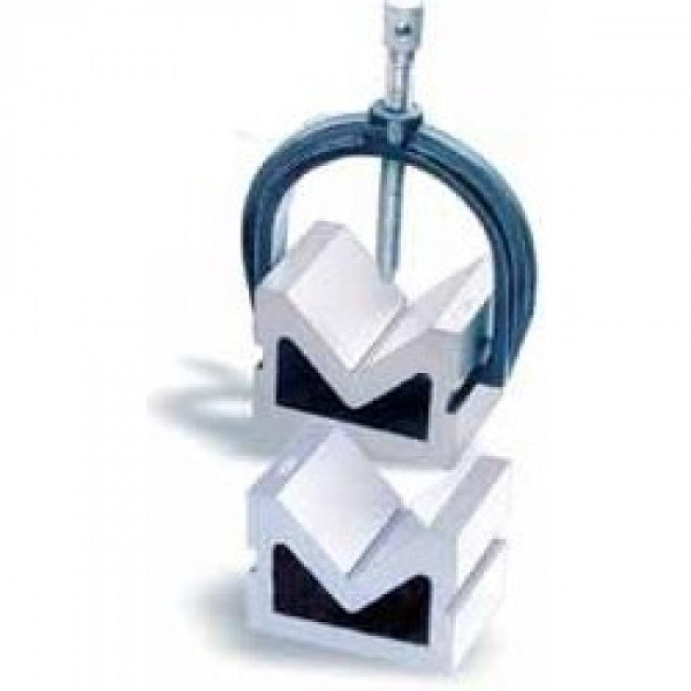 100Mm Cast Iron Vee Blocks With Clamp