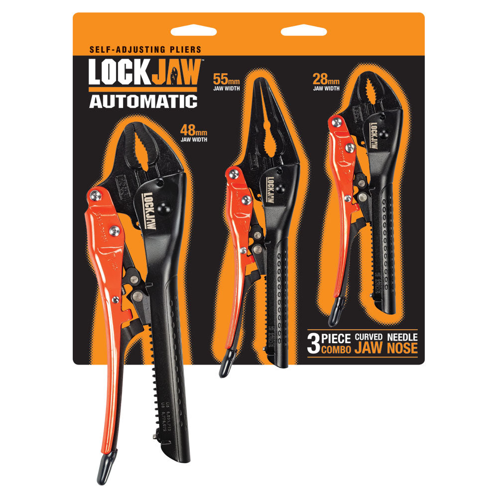 Self Adjusting Pliers 3 Piece Set