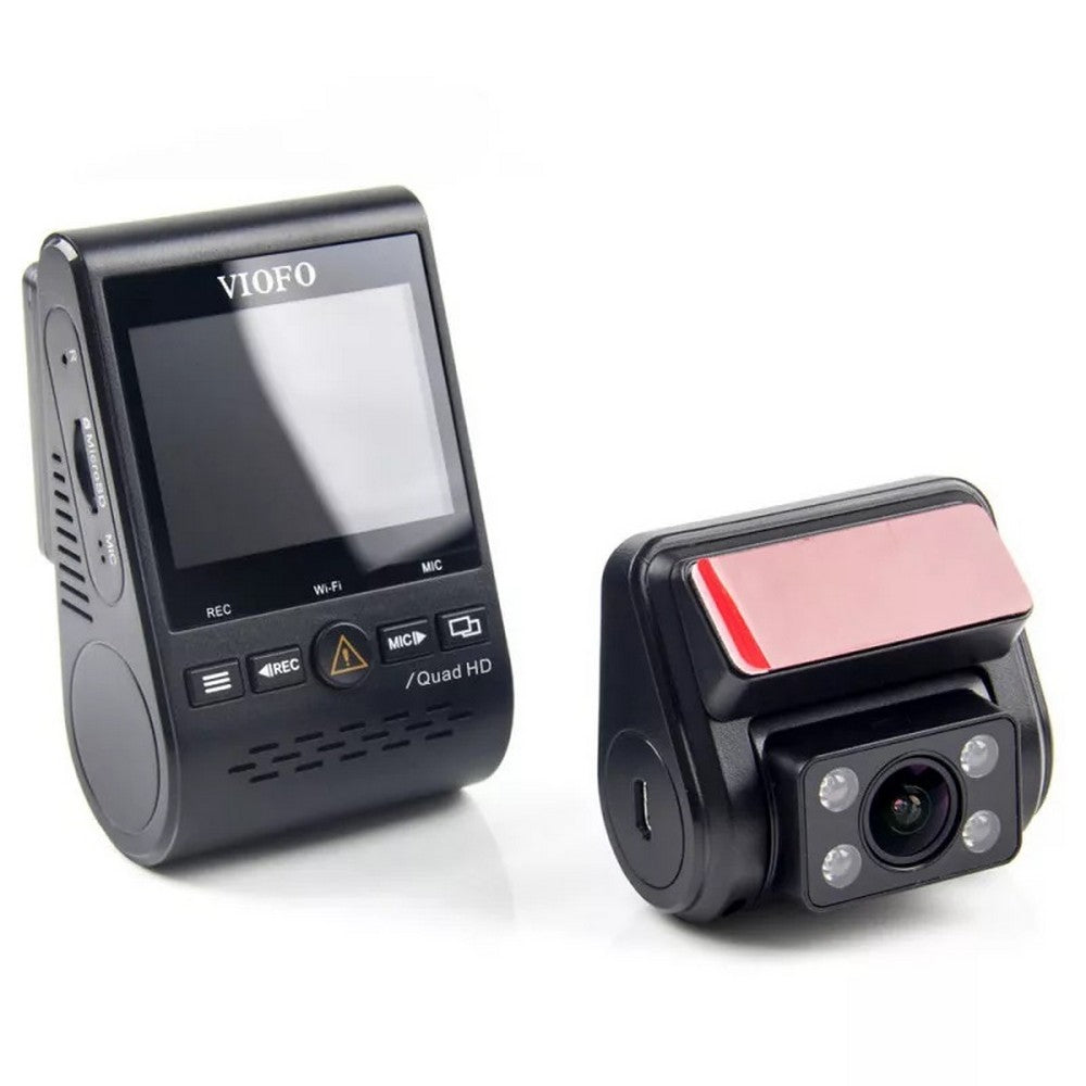 Viofo Dashcam 2K A129 Plus Duo Ir Front & Interior With Gps & 2.4Ghz Wi-Fi Quad Hd 1440P+1080