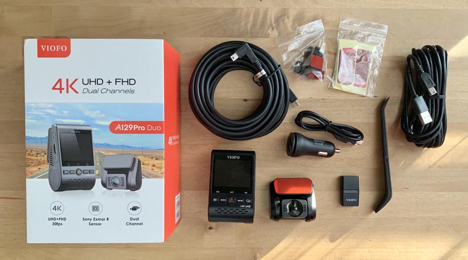 Viofo Dashcam 4K A129 Pro Duo Front + Hd 1080P Rear Dual Wifi Gps