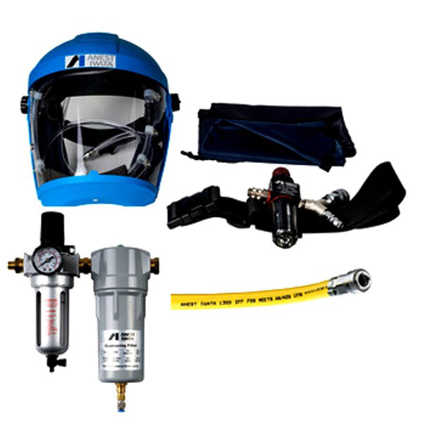 Iwata Airfed Mask Kit - Belt/Reg/2 Stage Filter + 10M Hose