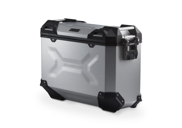 Trax Adv Side Case Right Sw Motech Medium Aluminum 37L Silver