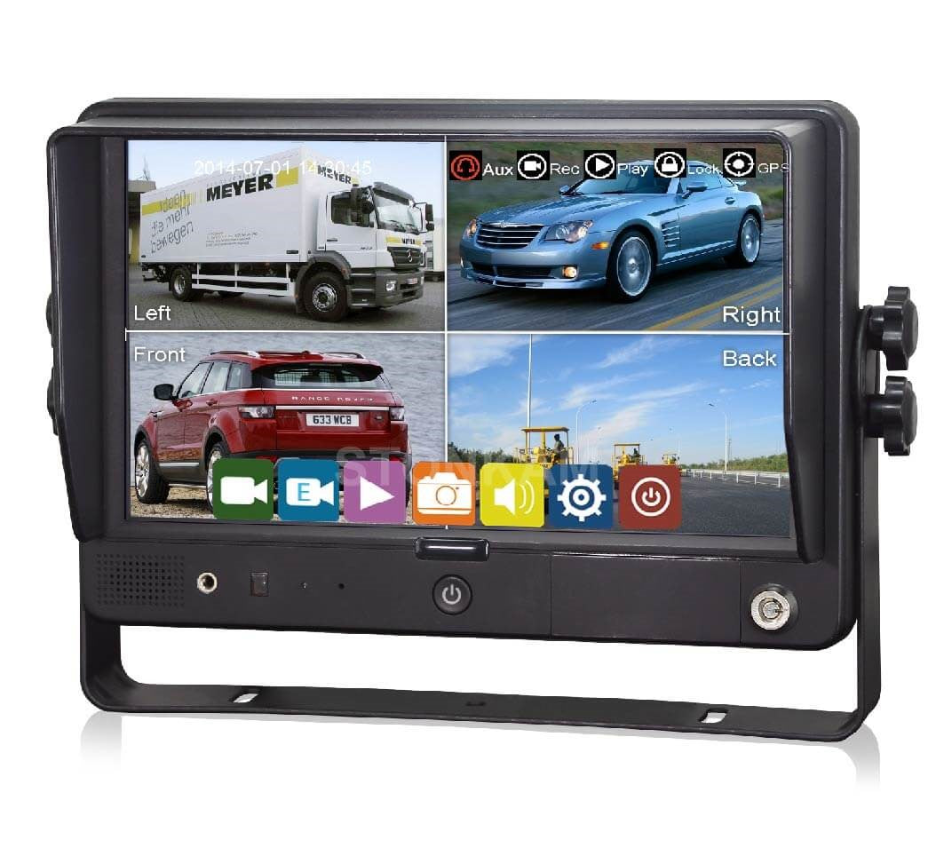 Autoview 9" Touch Panel Monitor With Dvr Built In