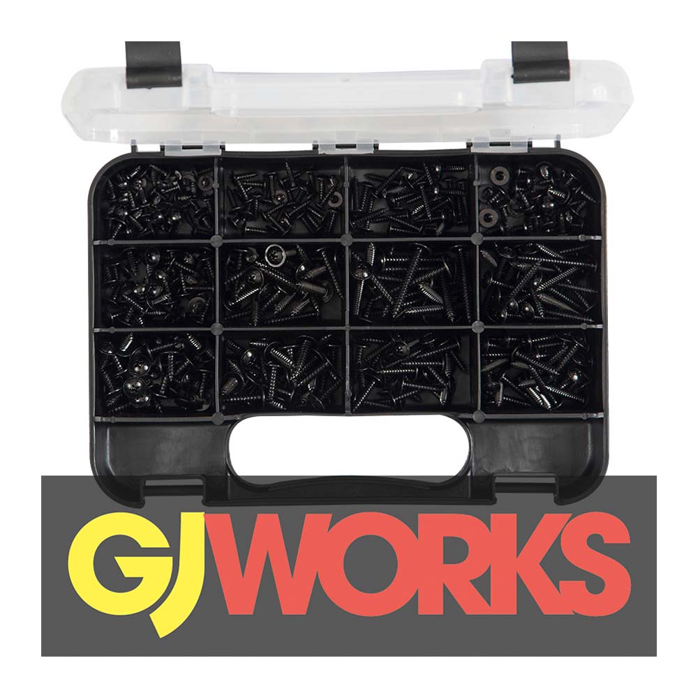 Champion Gj Grab Kit 370Pc Self-Tapping Mushroom Hd Screws