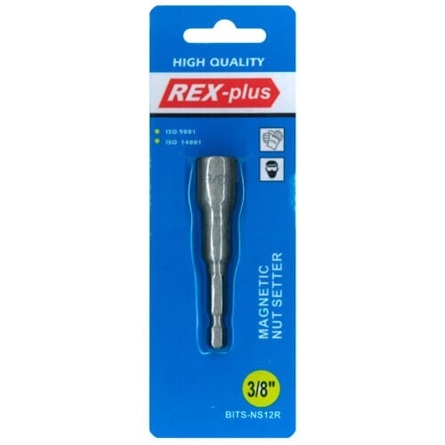 Rex-Plus Screwdriver Nutsetter 3/8" X 65Mm