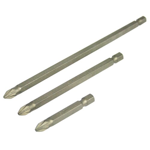 Rex-Plus Screwdriver Bit Pozi #2 50Mm 2 Per Card