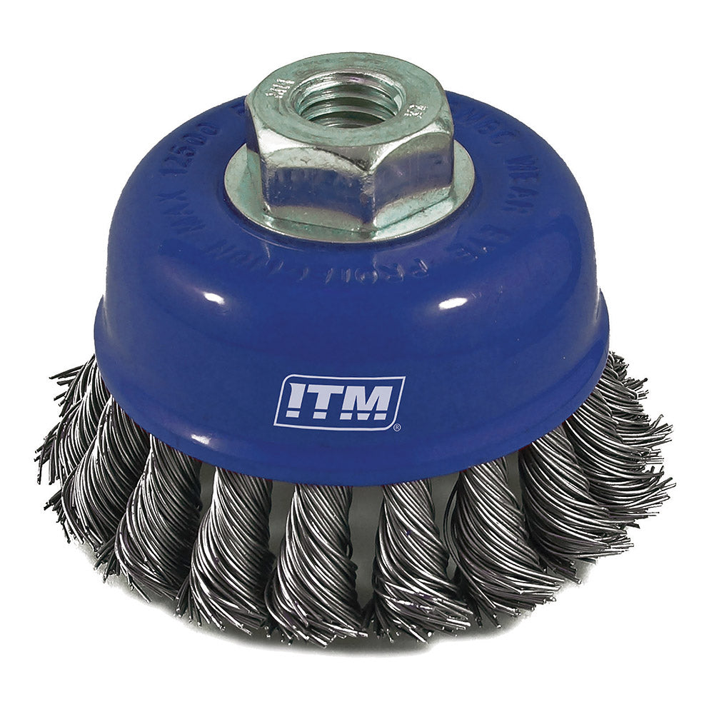 Itm Twist Knot Cup Brush Steel 100Mm