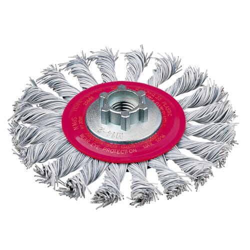 Jaz Wire Wheel High Speed Twist Knot 115Mm X 26Mm - M14 X 2 - Laminated Wire (Bruh-115L)