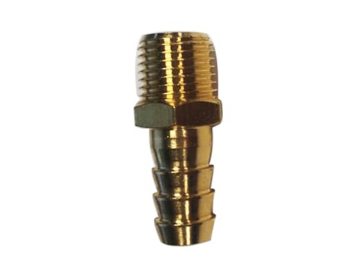 Ampro Air Hose Connector 3/8" Hose Tail 1/4" Bsp Male Fitting Carded 2Pc