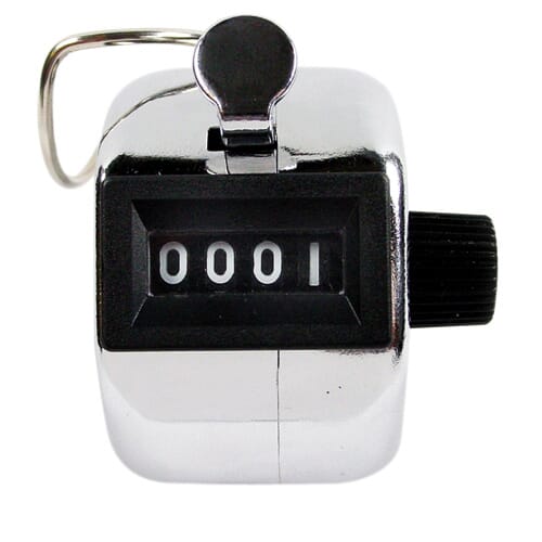 Worldwide Tm4 Hand Tally Counter 4 Digit