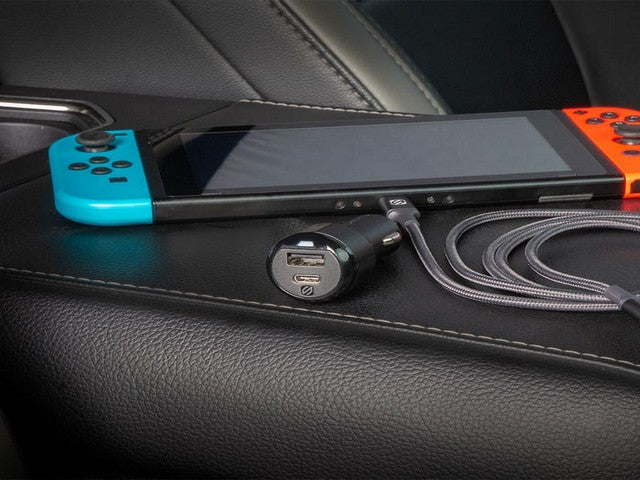 Scosche Powervault Car Charger Dual 20W Usb C Pd / 18W Usb A