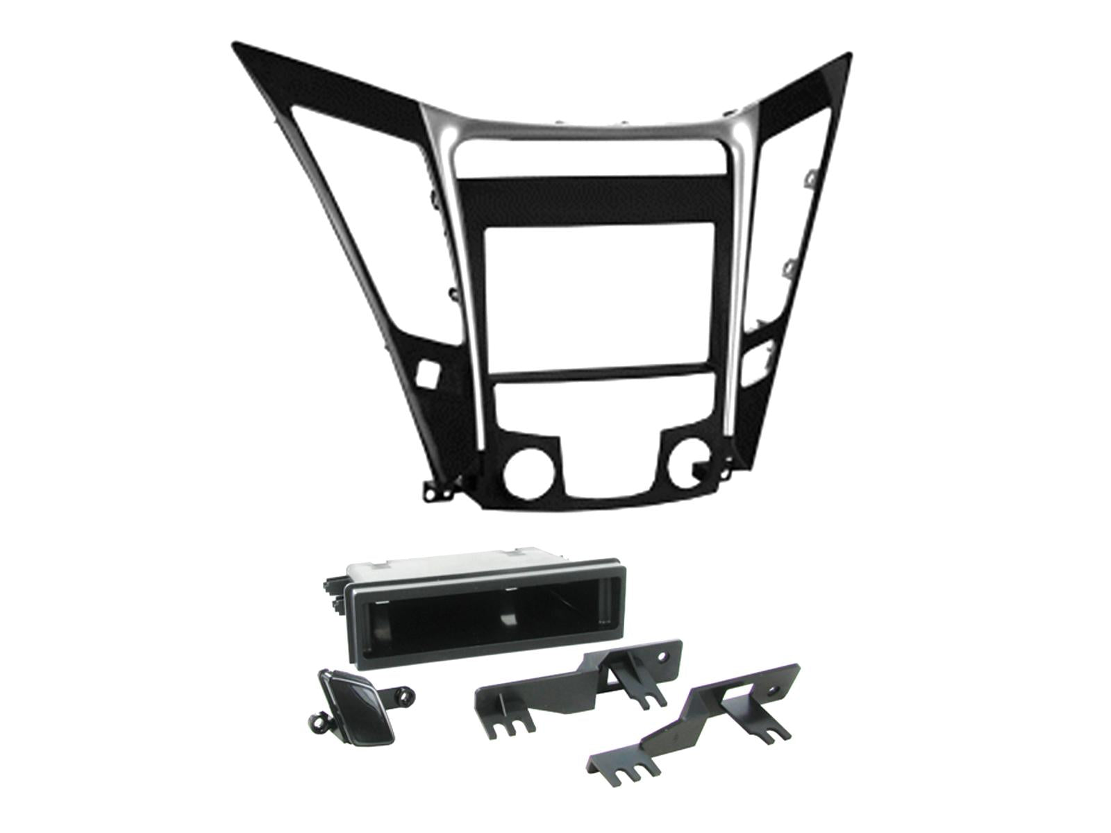 Fitting Kit Hyundai Sonata 2011 - 2014 Din & Double Din (Black/Silver)