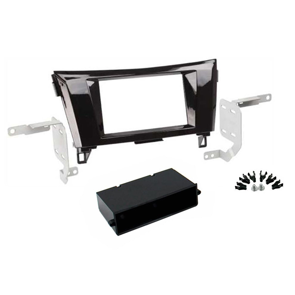 Fitting Kit Nissan X Trail , Qashqai 2014 - 2022 Double Din (Gloss Black)