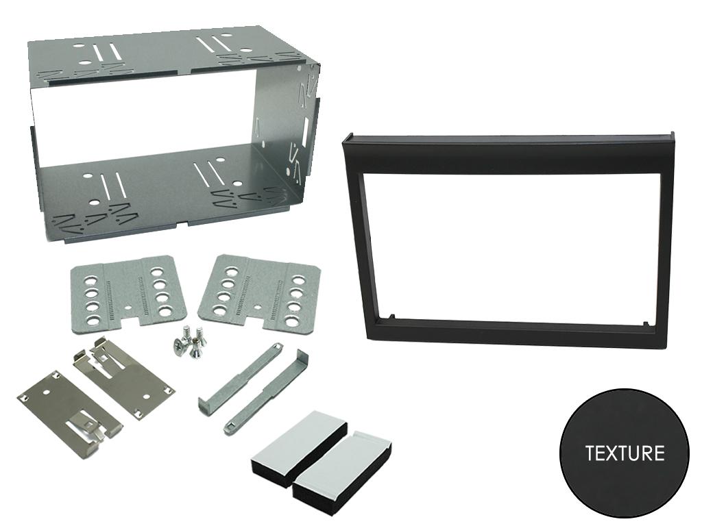 Fitting Kit Porsche 911 (996) 1998 - 2004 Double Din (With Cage) (Black)