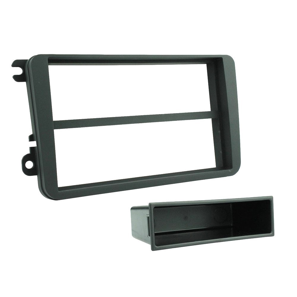 Fitting Kit Skoda / Vw 2003 - 2016 Din (With Pocket) (Black)